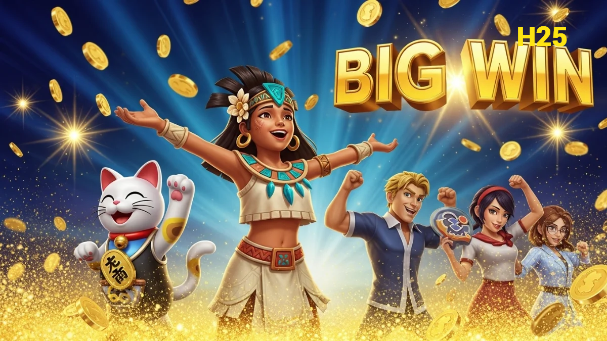 รวมค่ายสล็อตชั้นนำบน H25: PG Soft, Pragmatic Play และอีกมากมาย